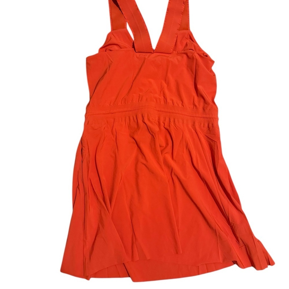 NWOT Athleta Women's Vibrant Orange Jumpsuit - Picture 3 of 4